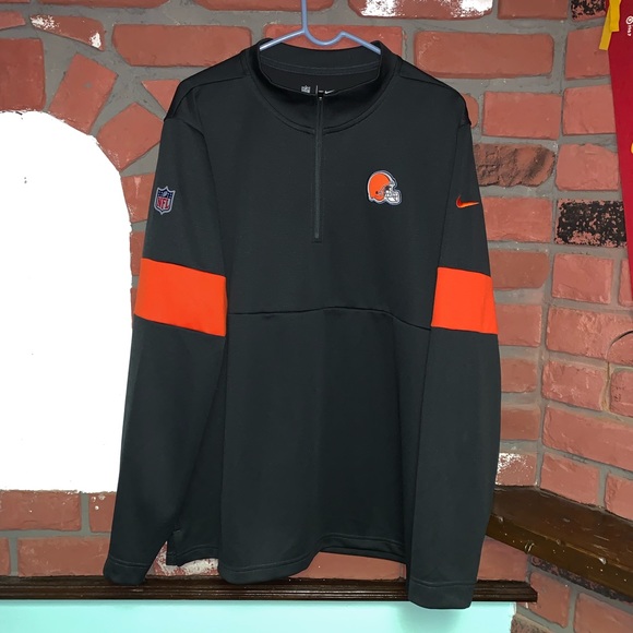 Nike Other - Nike Dri-Fit Cleveland Browns NFL Zip Up Jacket XL